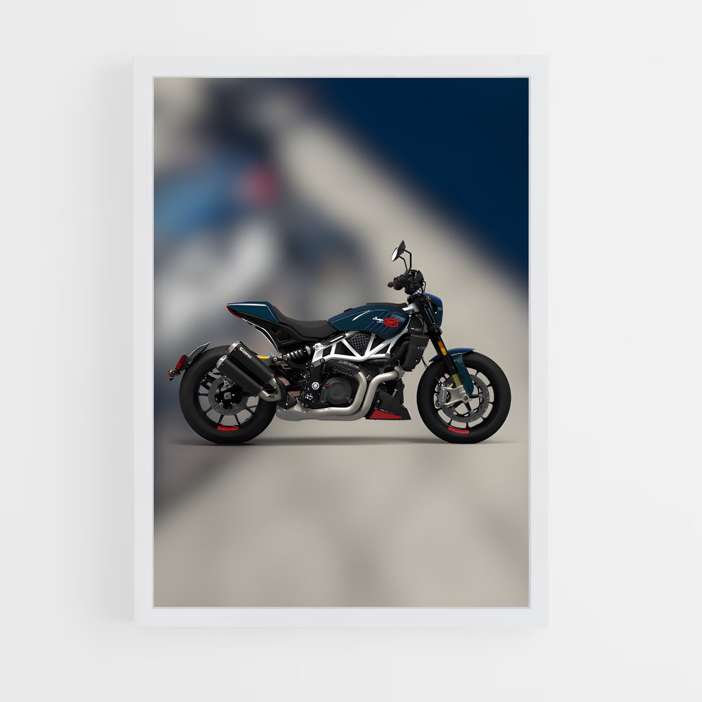 Poster Ftr r carbone élégant – affiche Indian Motorcycle (vue 3)